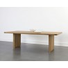 Sunpan Kalla Dining Table Rectangular, Rustic Oak - Lifestyle