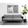 Sunpan Aashi Sofa - Nash Zebra / Coal Black - Lifestyle