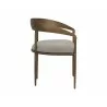Sunpan Zanatta Dining Armchair - Zenith Taupe Grey Side - Sunpan Zanatta Dining Armchair - Zenith Taupe Grey Side