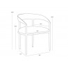 Sunpan Zanatta Dining Armchair 