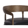 Sunpan Zanatta Barstool - Charcoal Black Leather 3