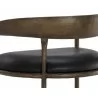 Sunpan Zanatta Barstool - Charcoal Black Leather 2 - Sunpan Zanatta Barstool - Charcoal Black Leather 2