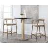 Sunpan Jeremy Counter Stool, Oak-Dove Cream - Set in Lifestyle