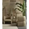 Sunpan Tryor Lounge Chair Sahara Sand Leather Set - Sunpan Tryor Lounge Chair Sahara Sand Leather Set