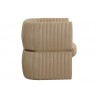 Sunpan Tryor Lounge Chair Sahara Sand Leather 