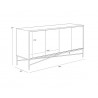 Sunpan Algarve Sideboard  - Dimension