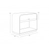 Sunpan Aalgarve Nightstand 