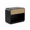 Sunpan Aalgarve Nightstand - Black Side - Sunpan Aalgarve Nightstand - Black Side