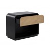 Sunpan Aalgarve Nightstand - Black Open
