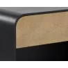 Sunpan Aalgarve Nightstand - Black Close View - Sunpan Aalgarve Nightstand - Black Close View