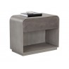 Sunpan Aalgarve Nightstand - Champagne Gold and Grey