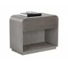 Sunpan Aalgarve Nightstand - Champagne Gold and Grey - Sunpan Aalgarve Nightstand - Champagne Gold and Grey