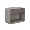 Sunpan Aalgarve Nightstand - Champagne Gold and Grey Side