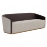 Sunpan Sheva Sofa - Ernst Sandstone / Meg Ash Front