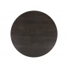 Sunpan Elina Dining Table Round Brown Oak - Top Angle