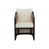 Sunpan Palermo Dining Chair Stinson Cream Charcoal Front 