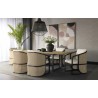 Sunpan Palermo Dining Chair Stinson Cream Brown set