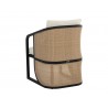 Sunpan Palermo Dining Chair Stinson Cream Charcoal Back