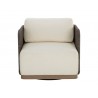 Sunpan Ravenna Swivel Armchair - Stinson Cream Front