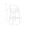 Sunpan Dezirae Barstool 