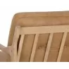 Sunpan Gilmore Lounge Chair Light Oak - Sahara Camel Leather - Closeup Back Side Angle - Sunpan Gilmore Lounge Chair Light Oak - Sahara Camel Leather - Closeup Back Side Angle