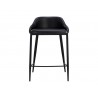 Sunpan Astra Counter Stool Black - Front Angle