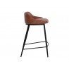 Sunpan Astra Counter Stool Brown - Side Angle
