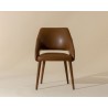 Sunpan Galen Dining Chair Missouri Cognac Leather - Front Angle