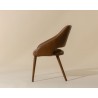 Sunpan Galen Dining Chair Missouri Cognac Leather - Side Angle