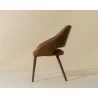Sunpan Galen Dining Chair Missouri Cognac Leather - Side Angle - Sunpan Galen Dining Chair Missouri Cognac Leather - Side Angle