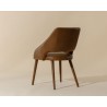 Sunpan Galen Dining Chair Missouri Cognac Leather - Back Side Angle
