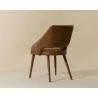 Sunpan Galen Dining Chair Missouri Cognac Leather - Back Side Angle - Sunpan Galen Dining Chair Missouri Cognac Leather - Back Side Angle