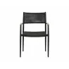 Sunpan Nava Stackable Dining Armchair Front  - Sunpan Nava Stackable Dining Armchair Front 