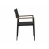 Sunpan Nava Stackable Dining Armchair Side - Sunpan Nava Stackable Dining Armchair Side