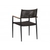Sunpan Nava Stackable Dining Armchair Back