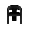 Sunpan Isidore Dining Chair Front Black