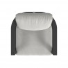 Sunset West Malibu Swivel Chair in Cast Silver, No Welt Top