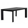 Sunpan Merano Dining Table Black 70" - Front Side Angle