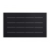 Sunpan Merano Dining Table Black 37" - Top Angle