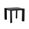 Sunpan Merano Dining Table Black 37" - Front Side Angle