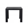 Sunpan Merano Dining Table Black 37" - Front Angle