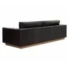 Sunpan Anakin Sofa -Dark Brown Tuscany Warm Black Leather - Back Side Angle - Sunpan Anakin Sofa -Dark Brown Tuscany Warm Black Leather - Back Side Angle