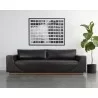 Sunpan Anakin Sofa -Dark Brown Tuscany Warm Black Leather - Lifestyle - Sunpan Anakin Sofa -Dark Brown Tuscany Warm Black Leather - Lifestyle