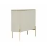 Sunpan Paloma Bar Cabinet - High Gloss Cream Back - Sunpan Paloma Bar Cabinet - High Gloss Cream Back