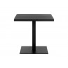 Sunpan Merano Bistro Table Black - Front Angle