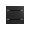 Sunpan Merano Bistro Table Black - Top Angle