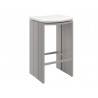 Sunpan Verin BarStool  Greige - Stinson  White