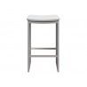Sunpan Verin BarStool  Front Greige - Stinson  White