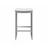 Sunpan Verin BarStool  Front Greige - Stinson  White - Sunpan Verin BarStool  Front Greige - Stinson  White