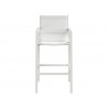 Sunpan Merano Barstoo White - Front Angle